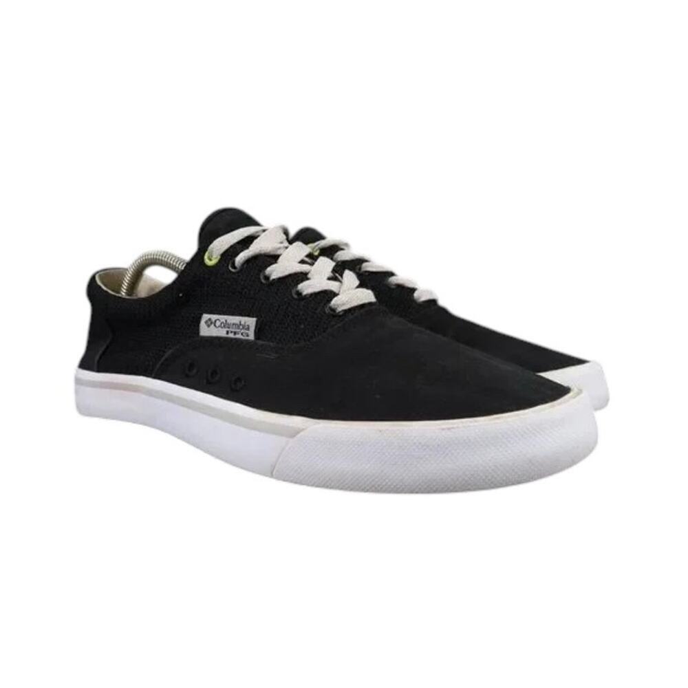 Columbia Shoes Mens 8.5 Athletic Slack Tide Lace Sneakers PFG Water Casual Black